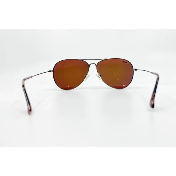 Maui Jim Mavericks Sunglasses Silver MJ264-16R 61-14-137 Mens Tortoise 7868